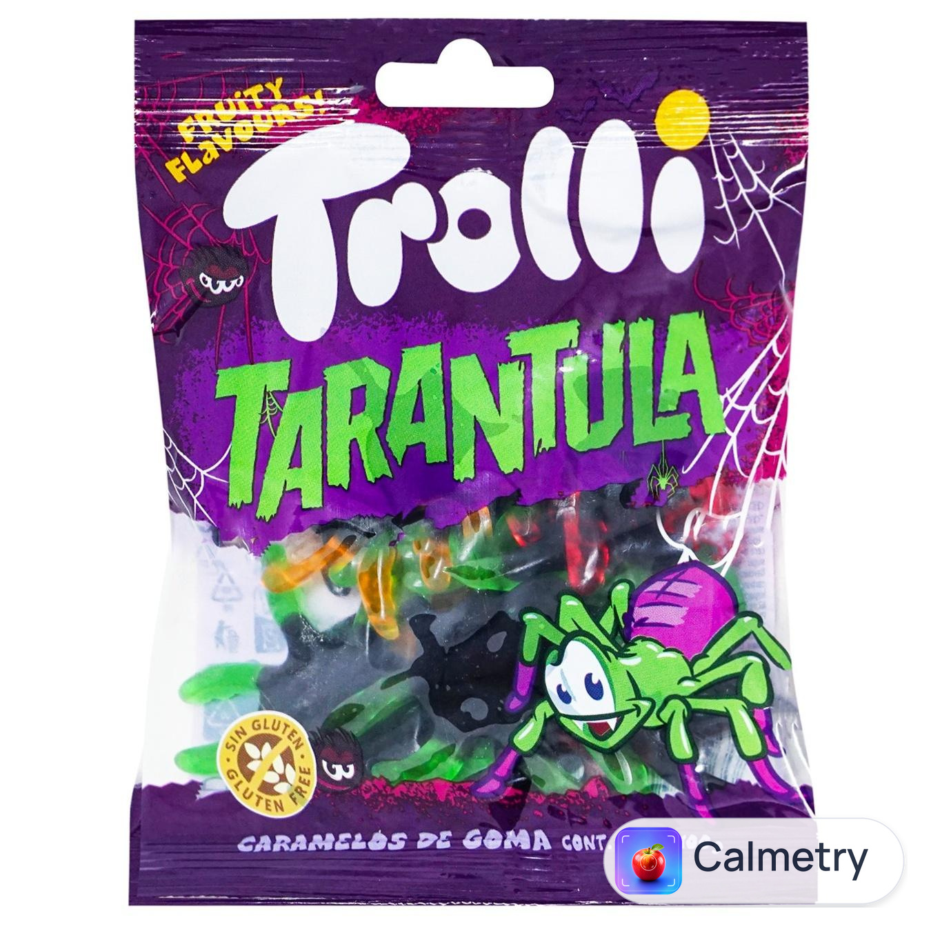 Цукерки Trolli Тарантул фруктові жувальні 100г — фото продукту