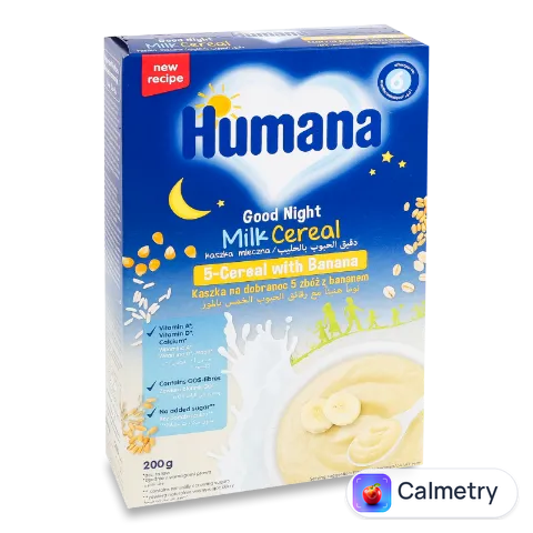 Каша 5 злаків Humana «Солодкі сни» молочна з бананом
