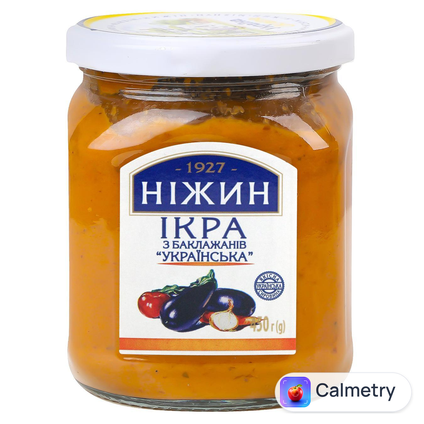 Ікра Ніжин Українська з баклажанів 450г — фото продукту
