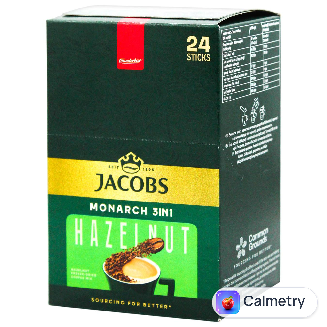 Напій кавовий Jacobs 3в1 Лісовий горіх 15г*24шт