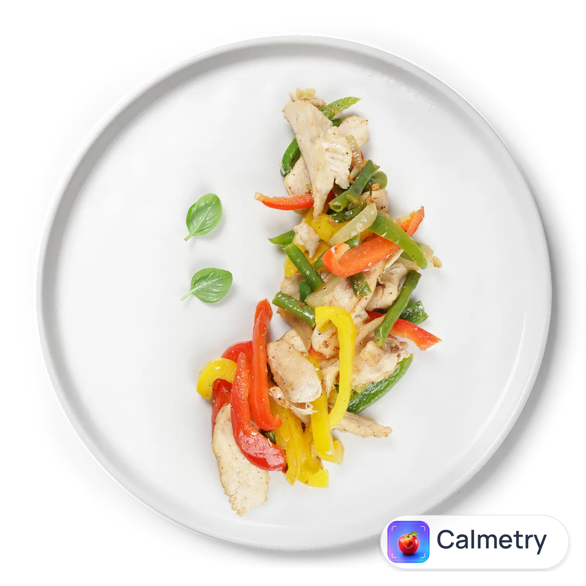 Курячий фахітос з гострим перцем і овочами