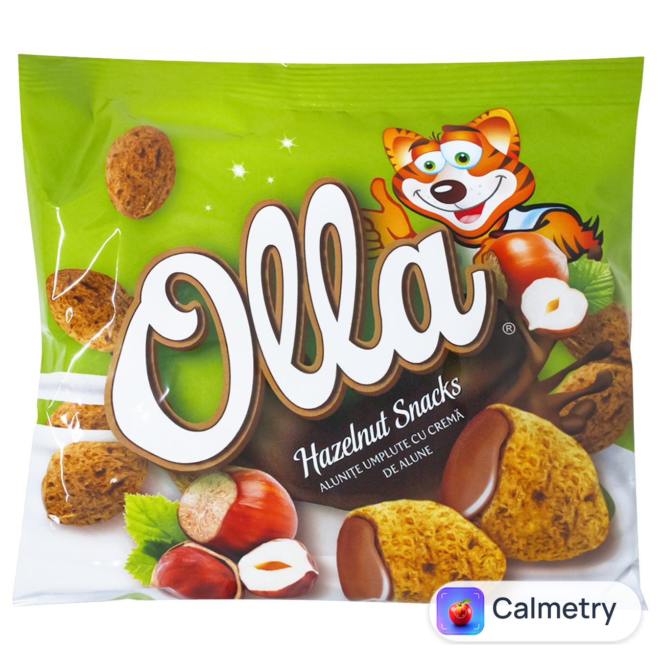 Снек Olla Хрусткі кульки з кремом з лісового горіха 100г