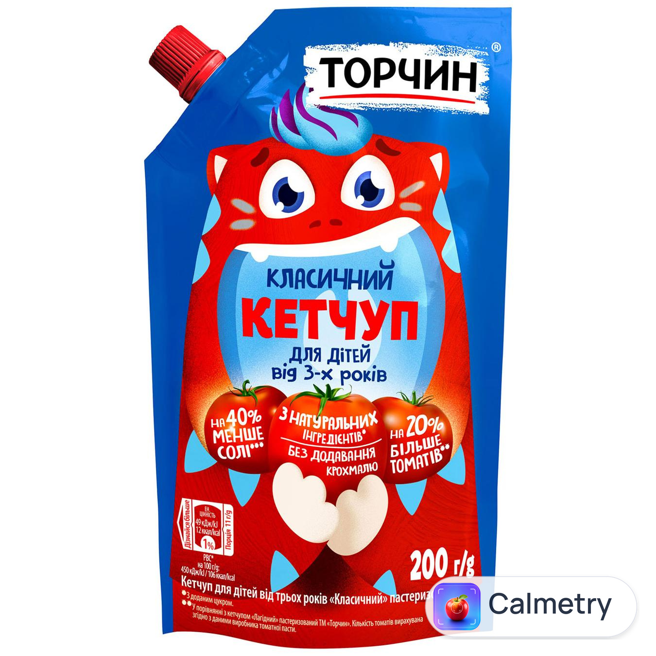 Кетчуп ТОРЧИН® Класичний для дітей 200г