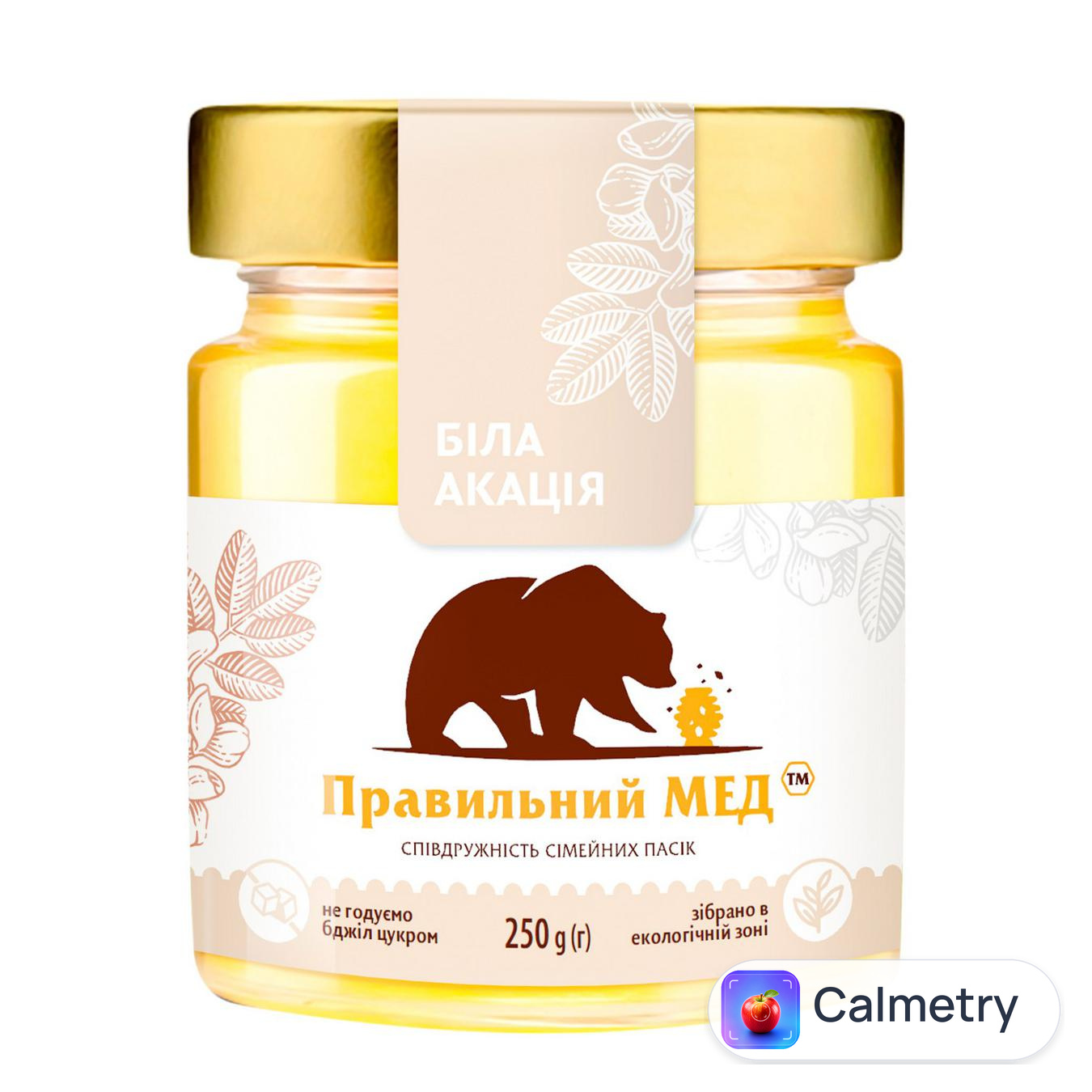 Мед Правильний мед Біла акація 250г — фото продукту