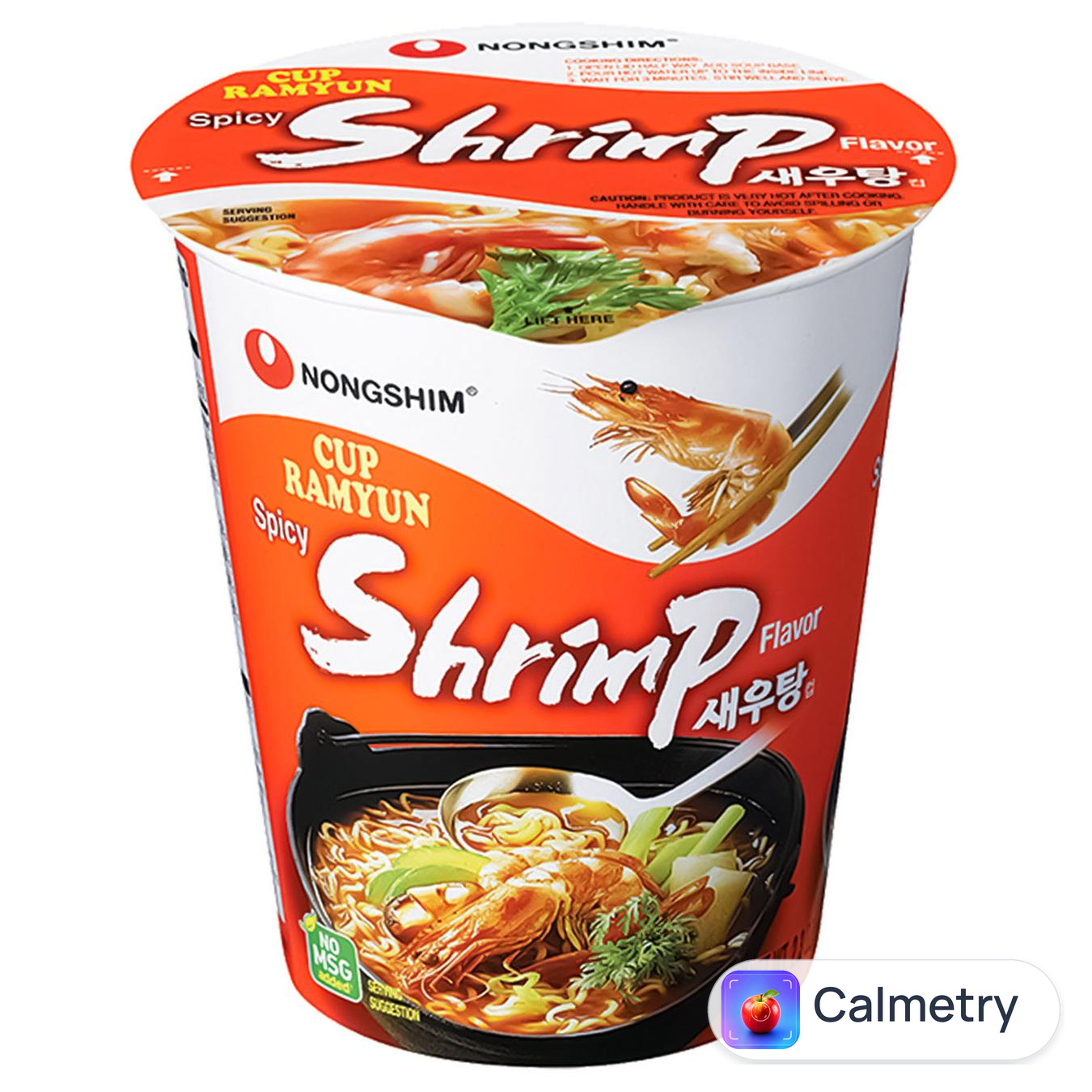 Локшина Nongshim Cup Ramyun Shrimp гостра 67г