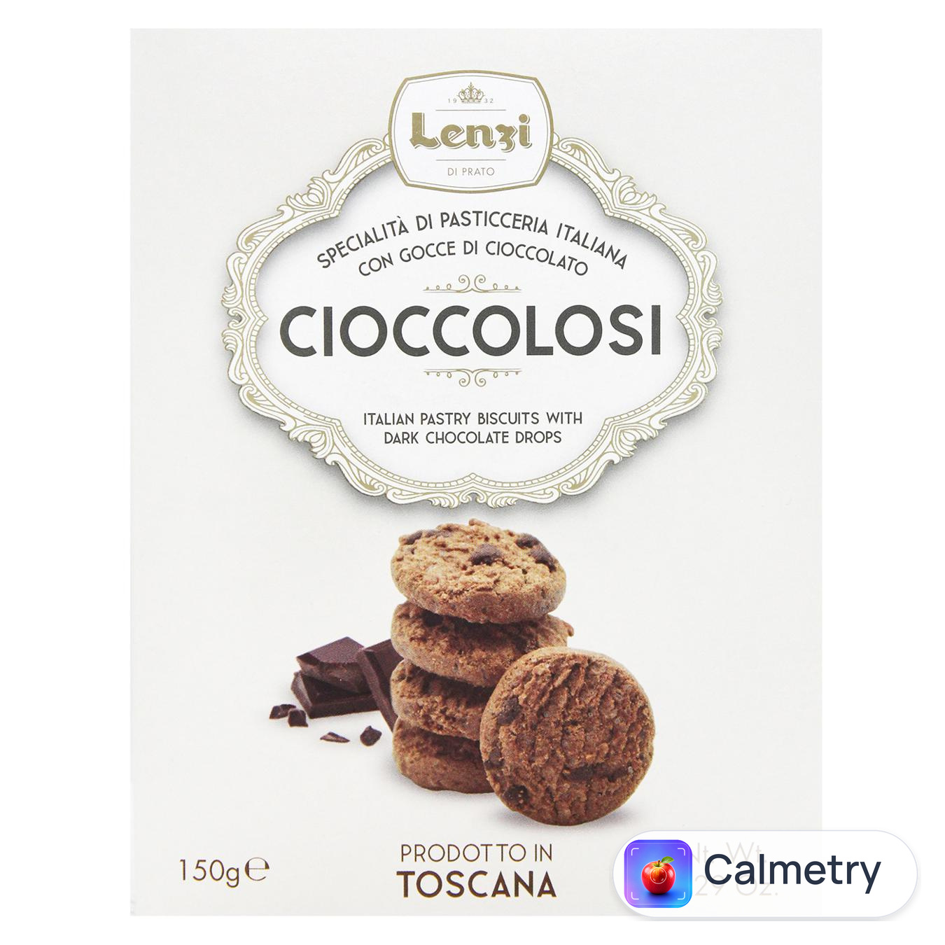 Печиво Lenzi Cioccolosi з какао і темним шоколадом 150г — фото продукту