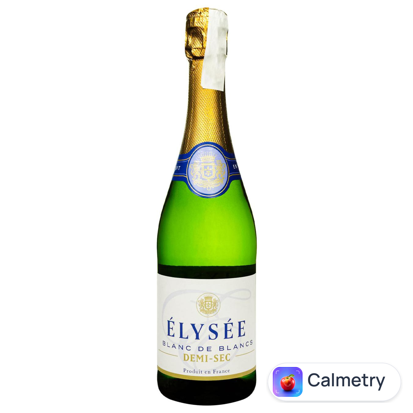 Вино ігристе Elysee Blanc De Blancs Demi-Sec напівсухе біле 10,5% 0,75л