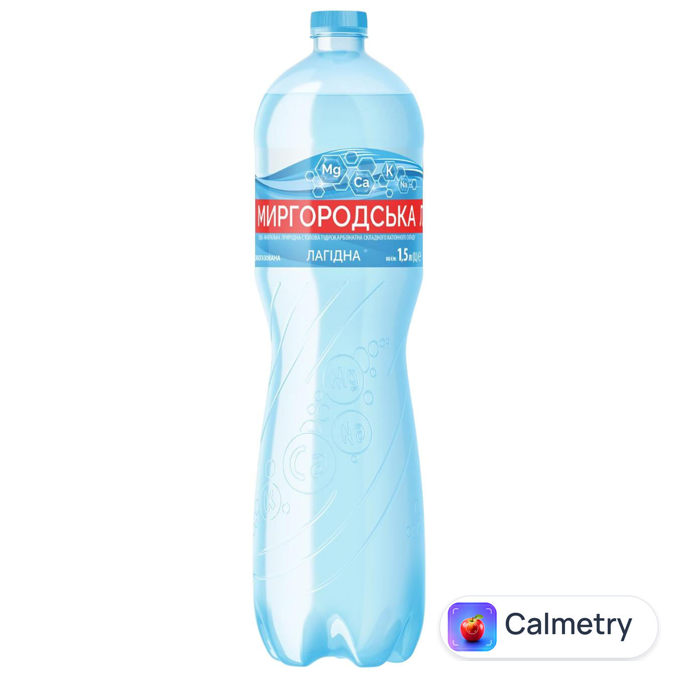Вода мінеральна Миргородська Лагідна слабогазована 1,5л