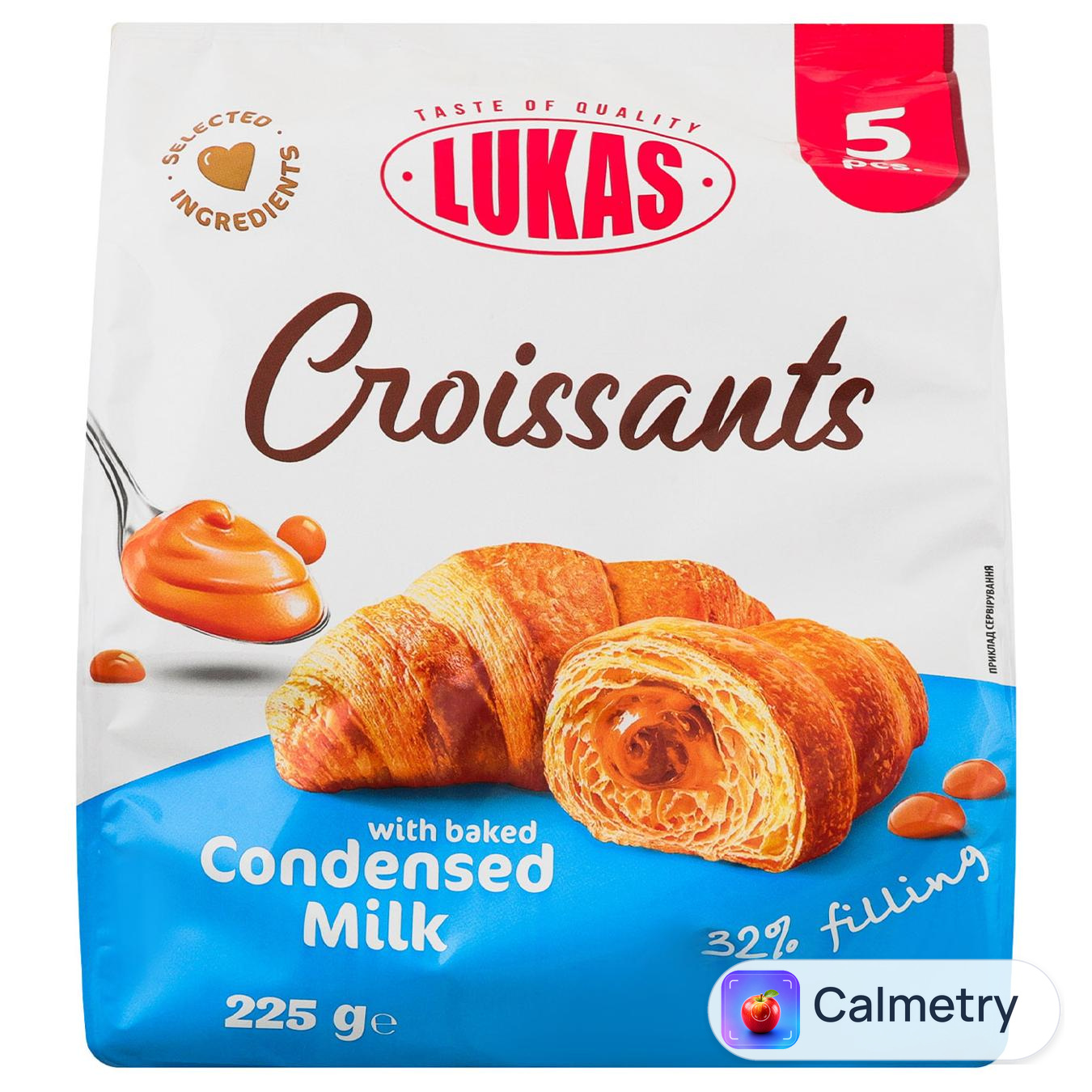 Круасанчик Lukas зі згущеним молоком 45г*5шт