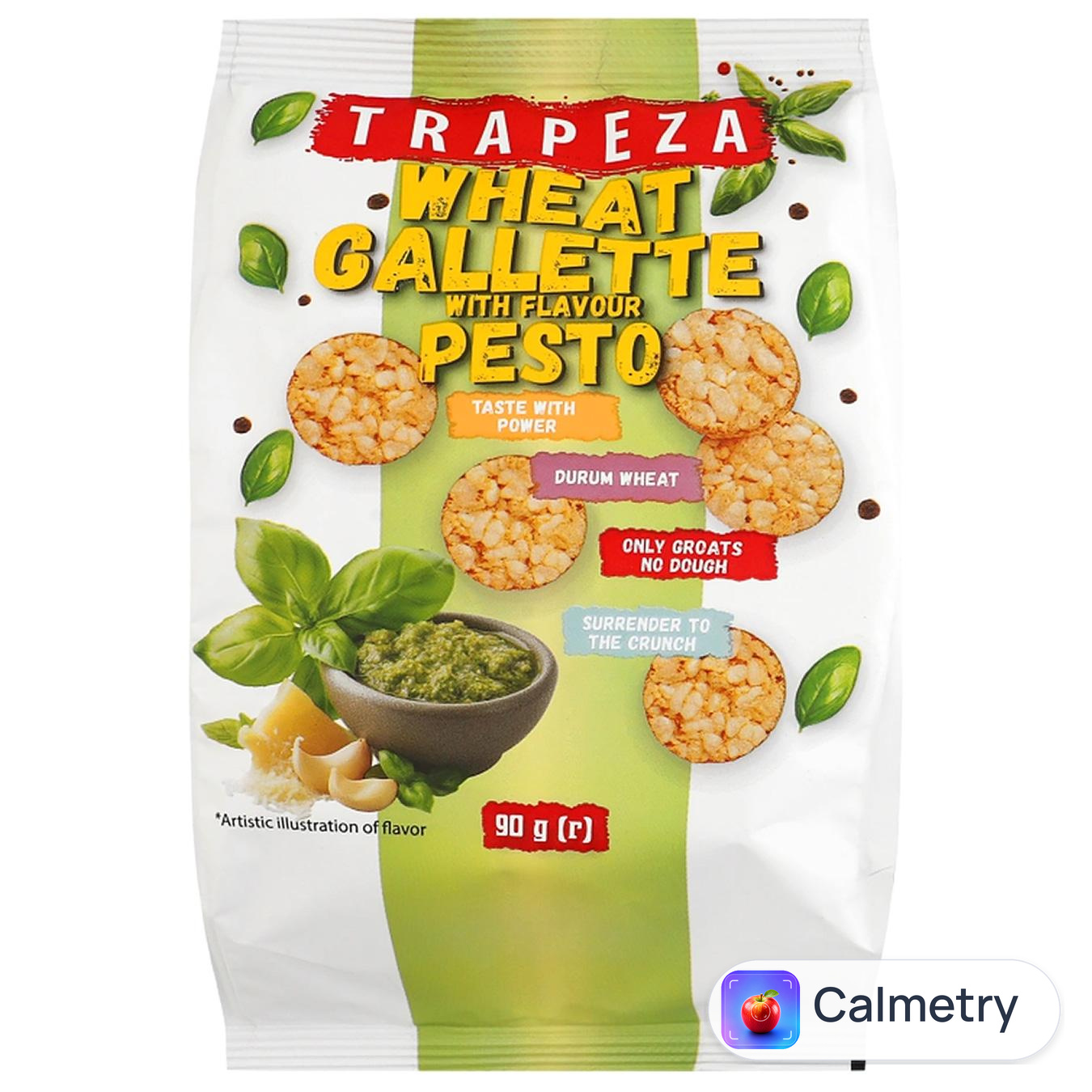 Міні-хлібці Trapeza зі смаком песто 90г
