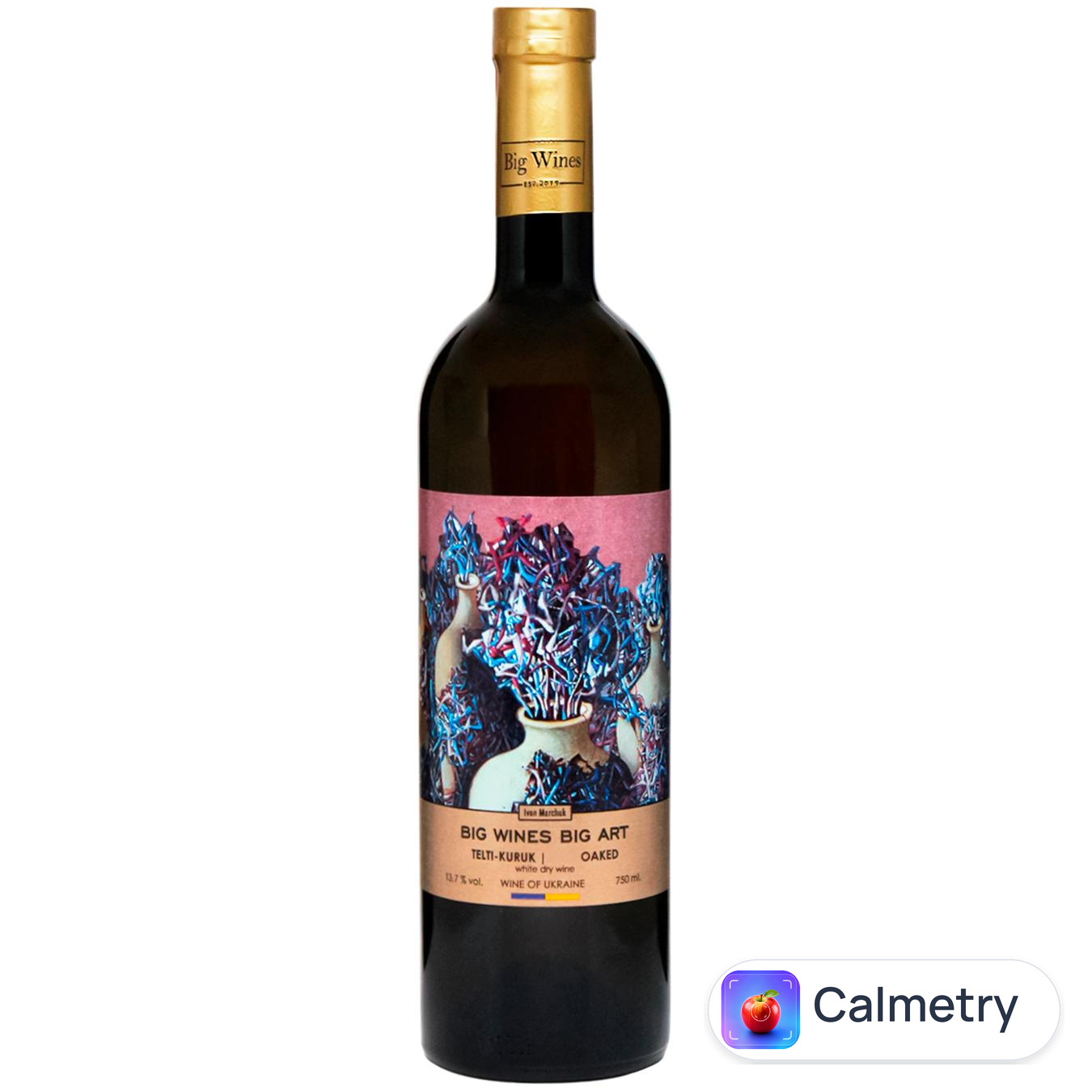 Вино Big Wines Big Art Telti-Kuruk біле сухе 13,7% 0,75л