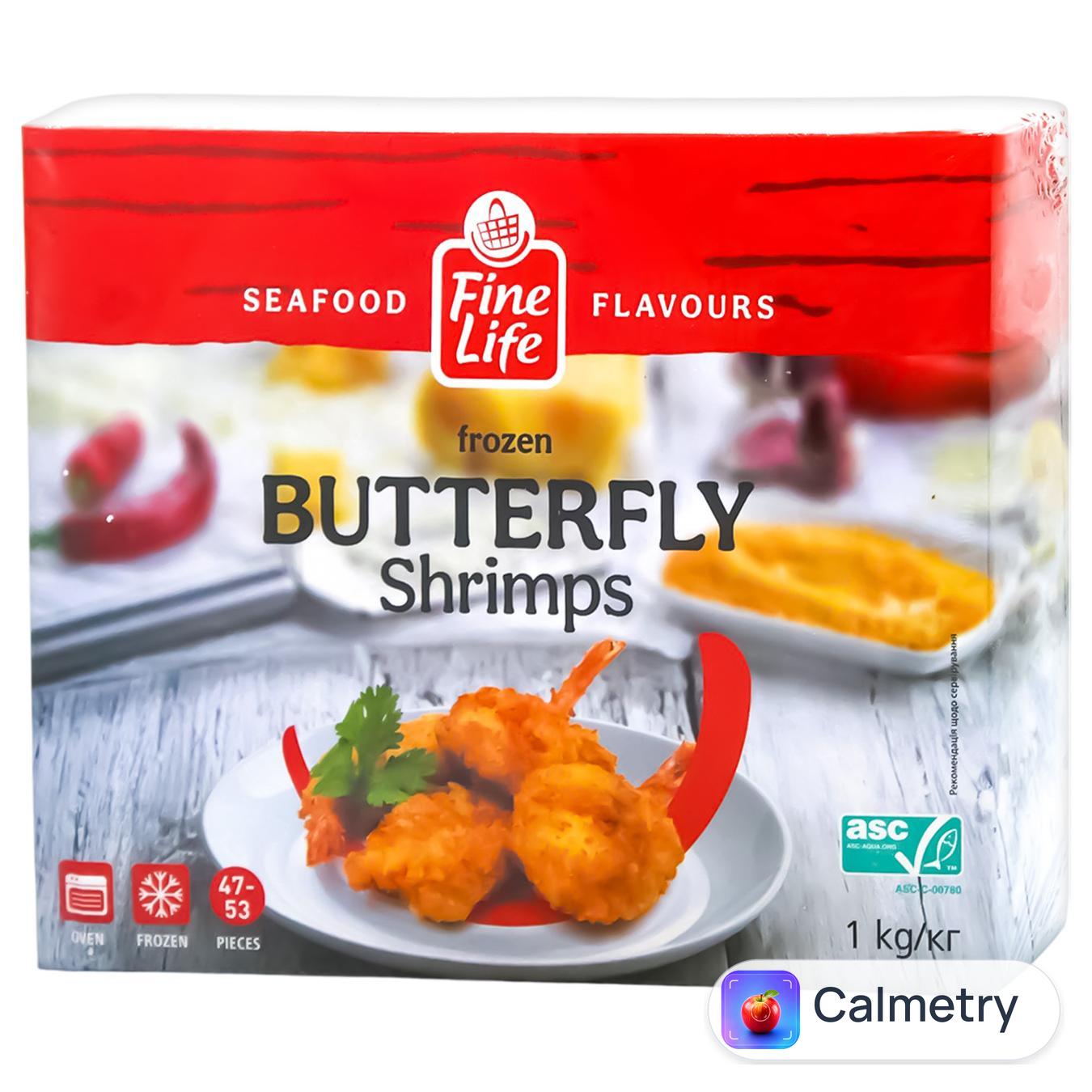 Креветка Fine Life Баттерфляй заморожена 1кг