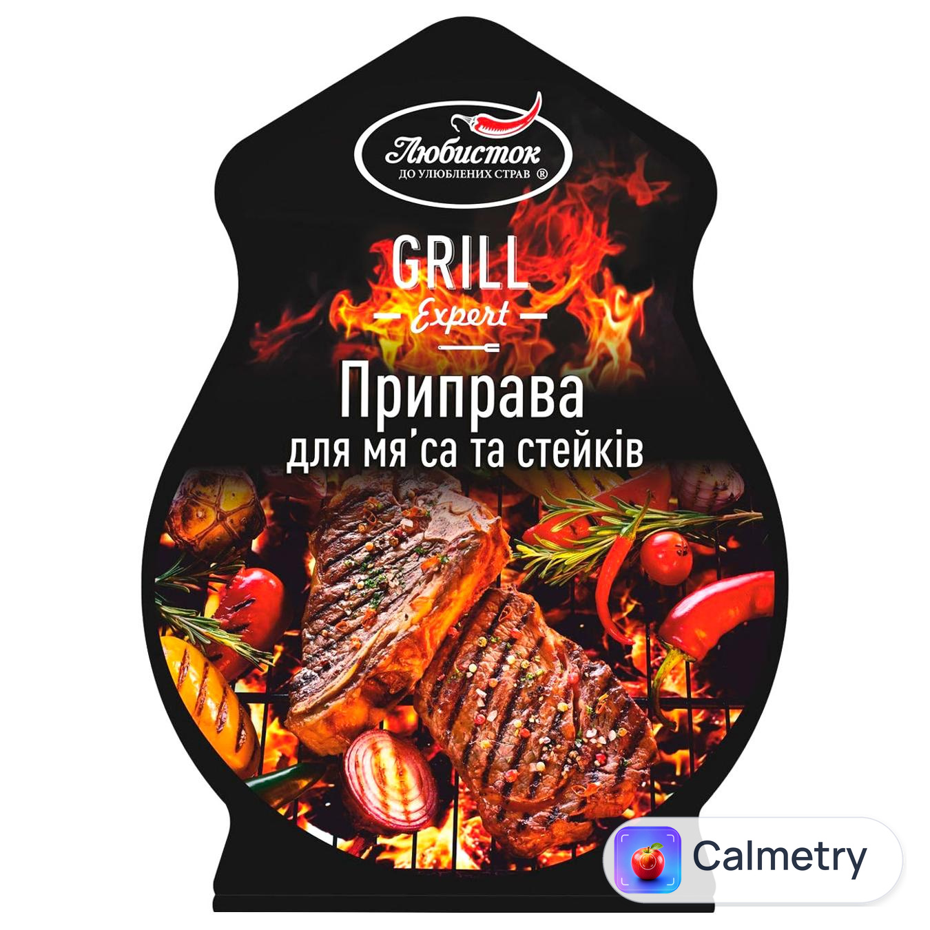 Приправа Любисток Grill Expert для м'яса і стейків 30г