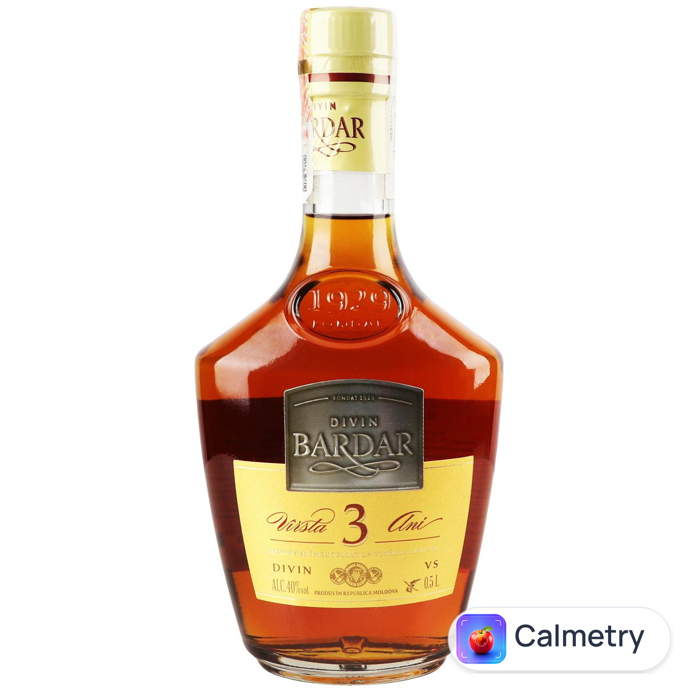 Бренді Divin Bardar VS 3 роки 40% 0,5л