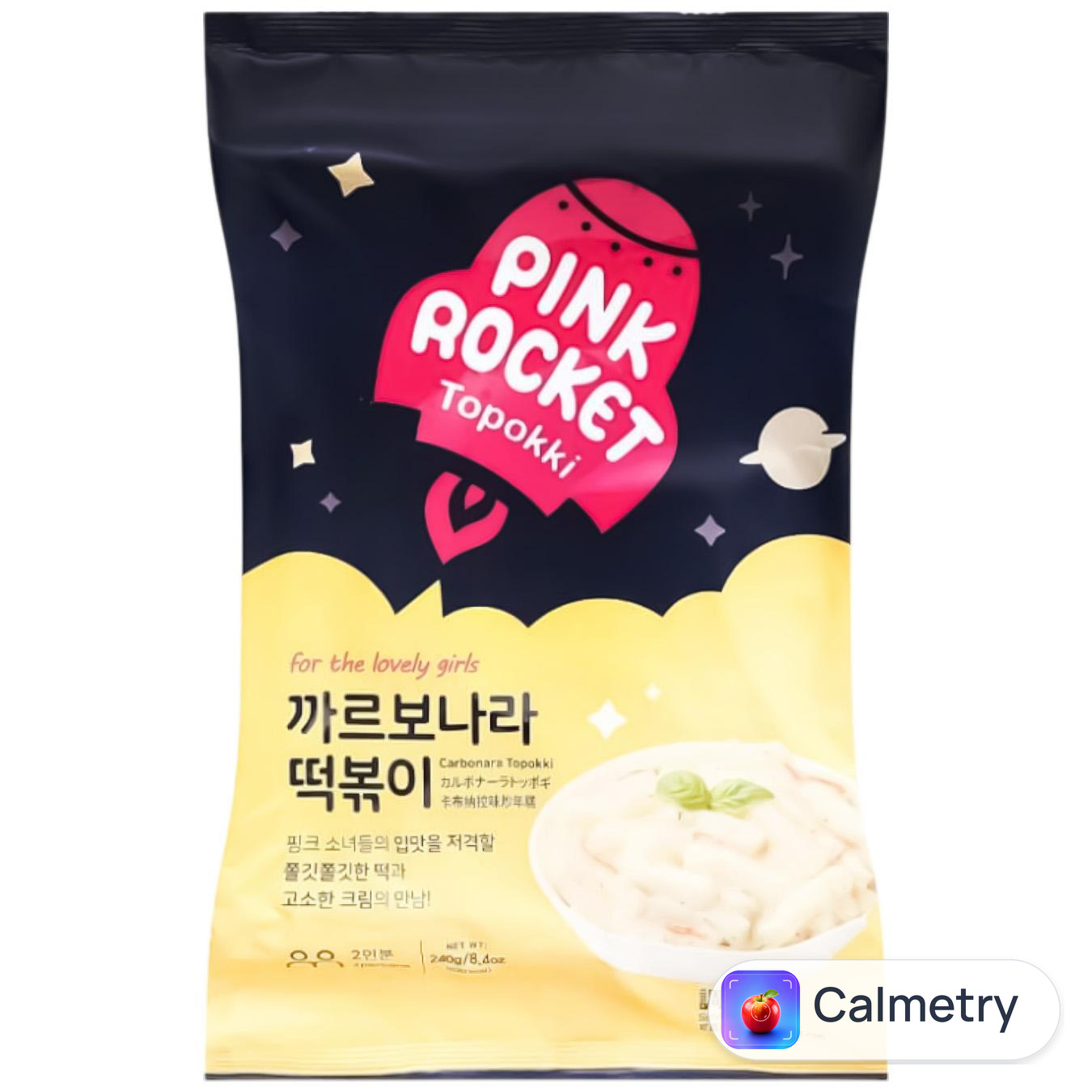Токпоккі Yopokki Pink Rocket Карбонара 240г