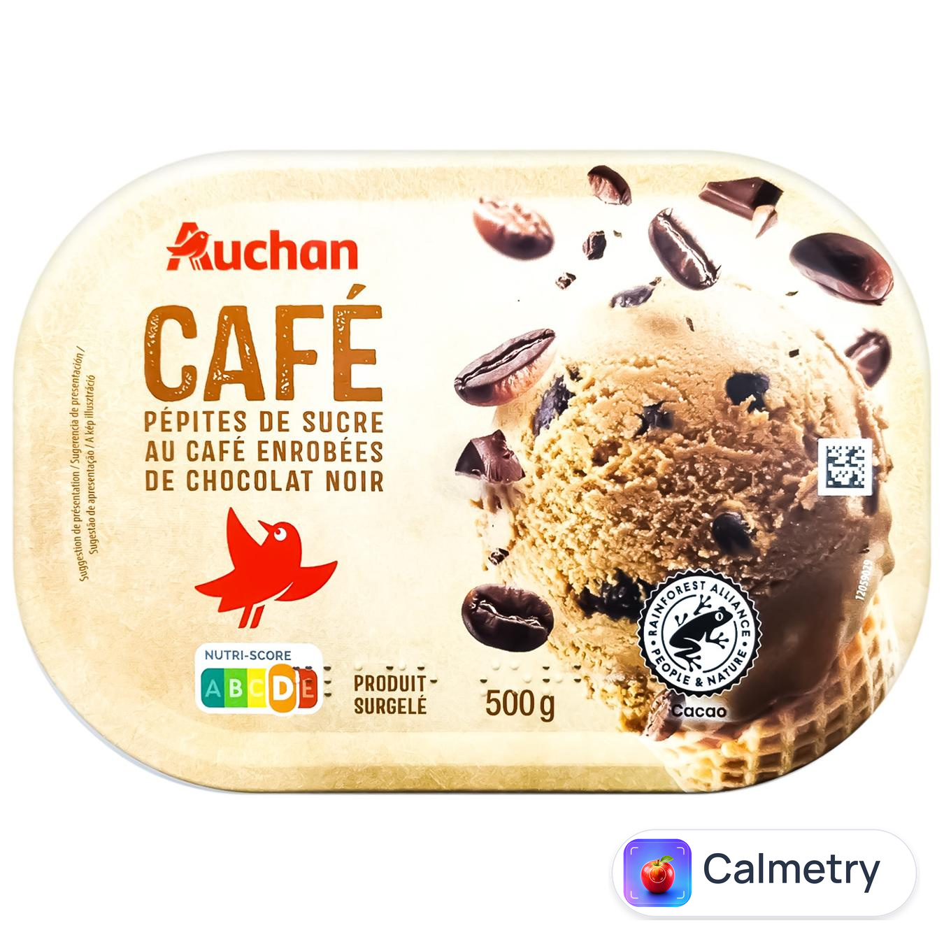 Морозиво Auchan кавове 500г