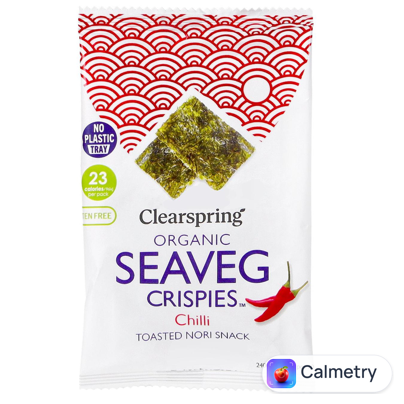 Чипси Clearspring з морських водоростей чилі органічні 4г