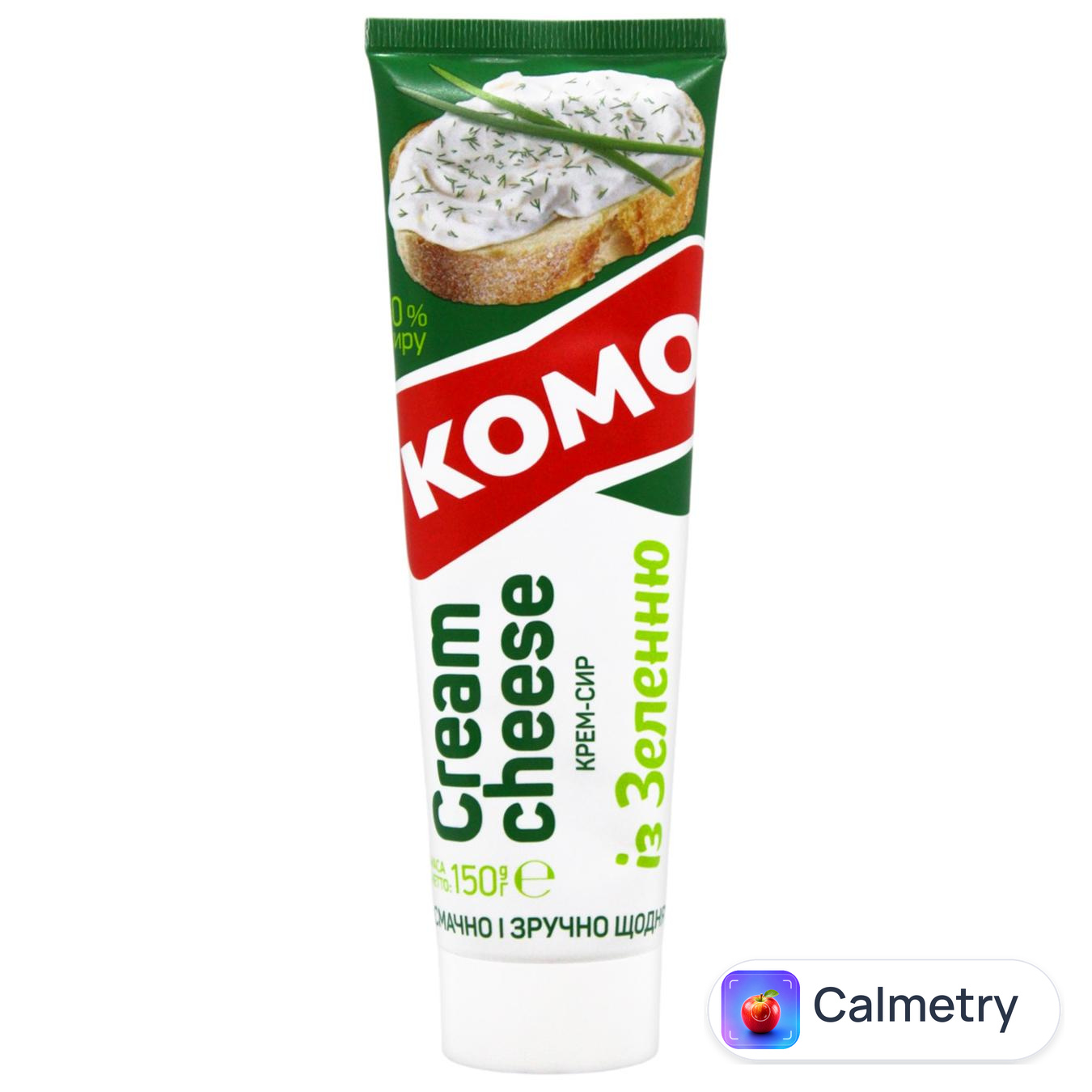 Крем-сир Комо із зеленню 60% 150г