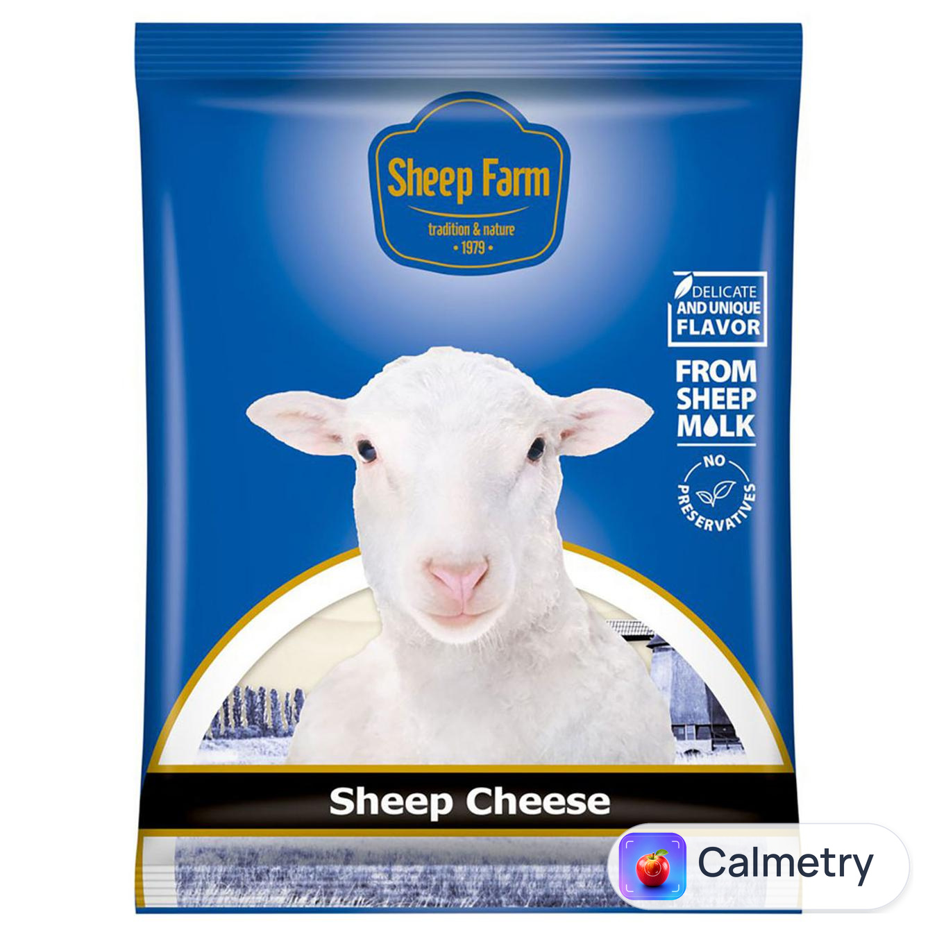 Сир Sheep Farm овечий сичужний нарізка 45% 100г — фото продукту