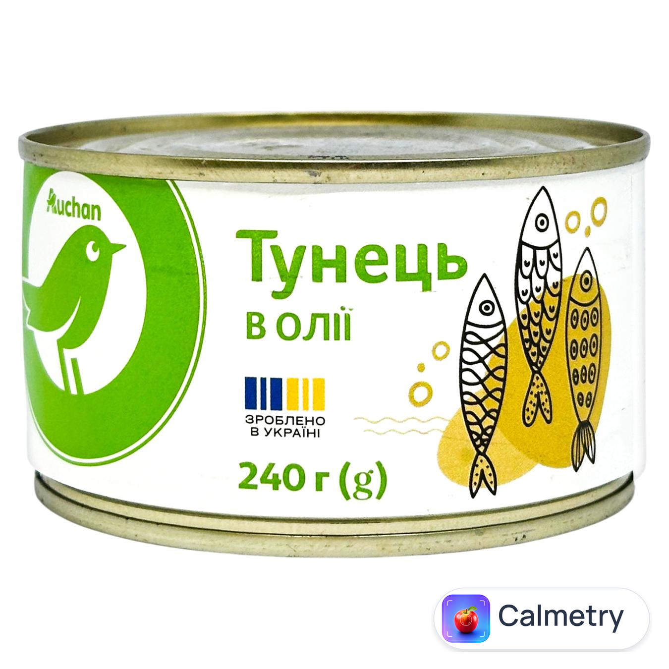 Тунець Auchan в олії 240г