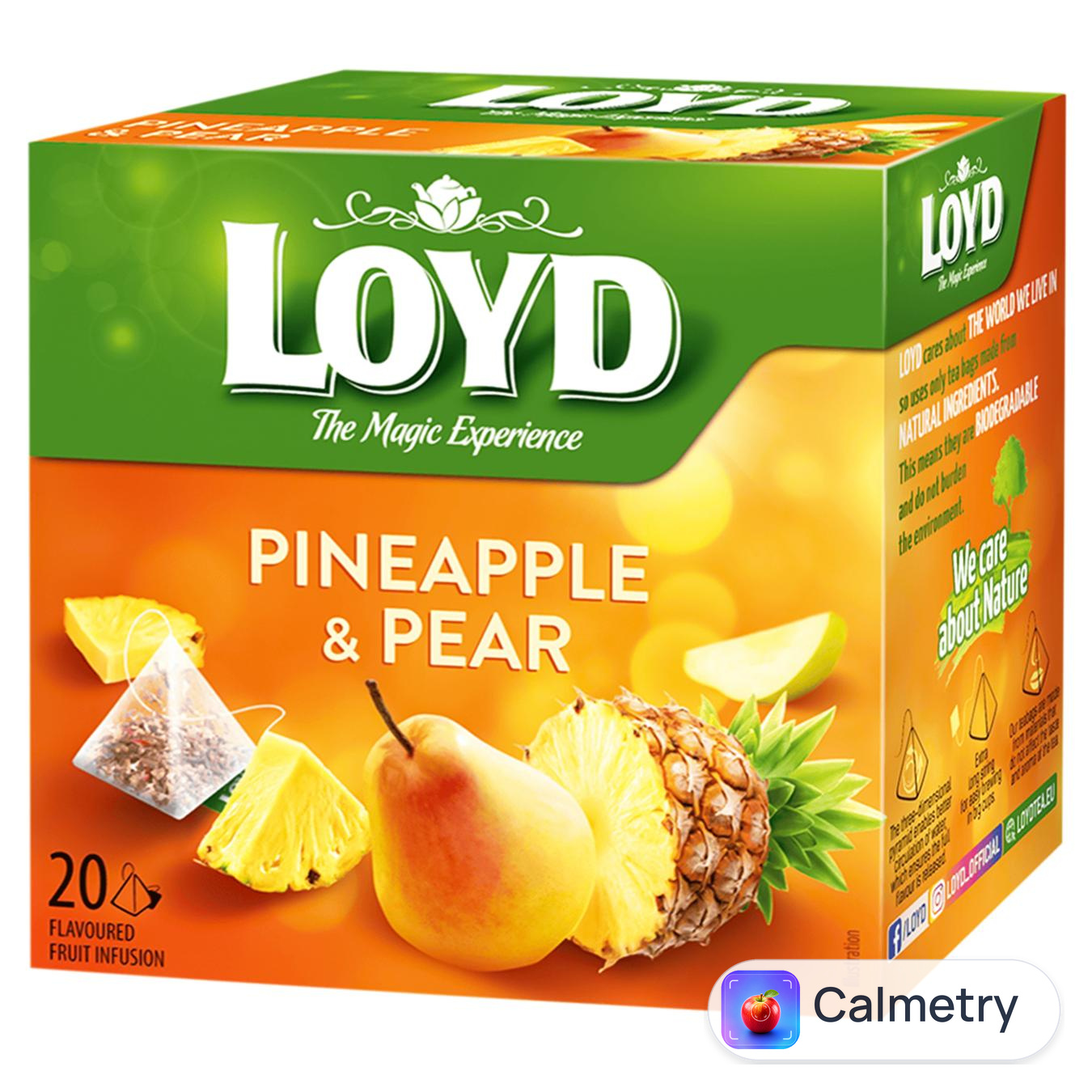 Чай фруктовий Loyd ананас та груша 2г*20шт — фото продукту
