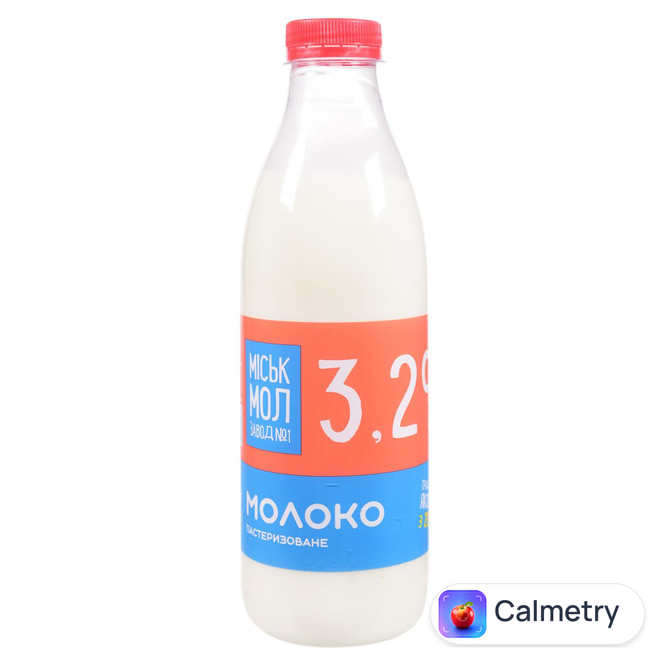 Молоко Міськмолзавод №1 пастеризоване 3,2% 850г