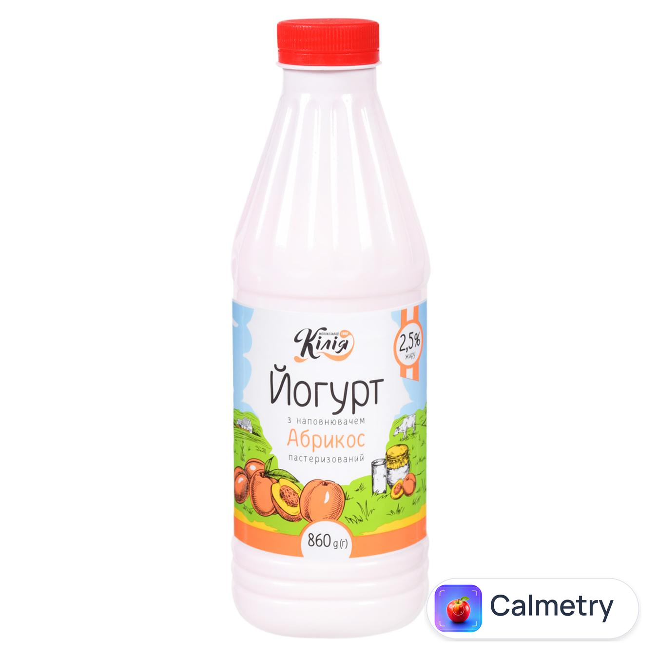 Йогурт Кілія Абрикос 2,5% 860г