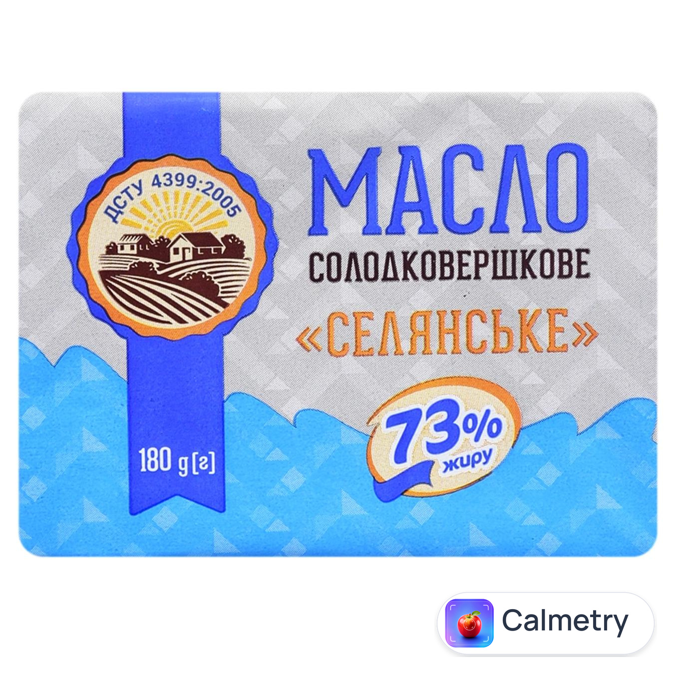 Масло Селянське ДСТУ 73% 180г
