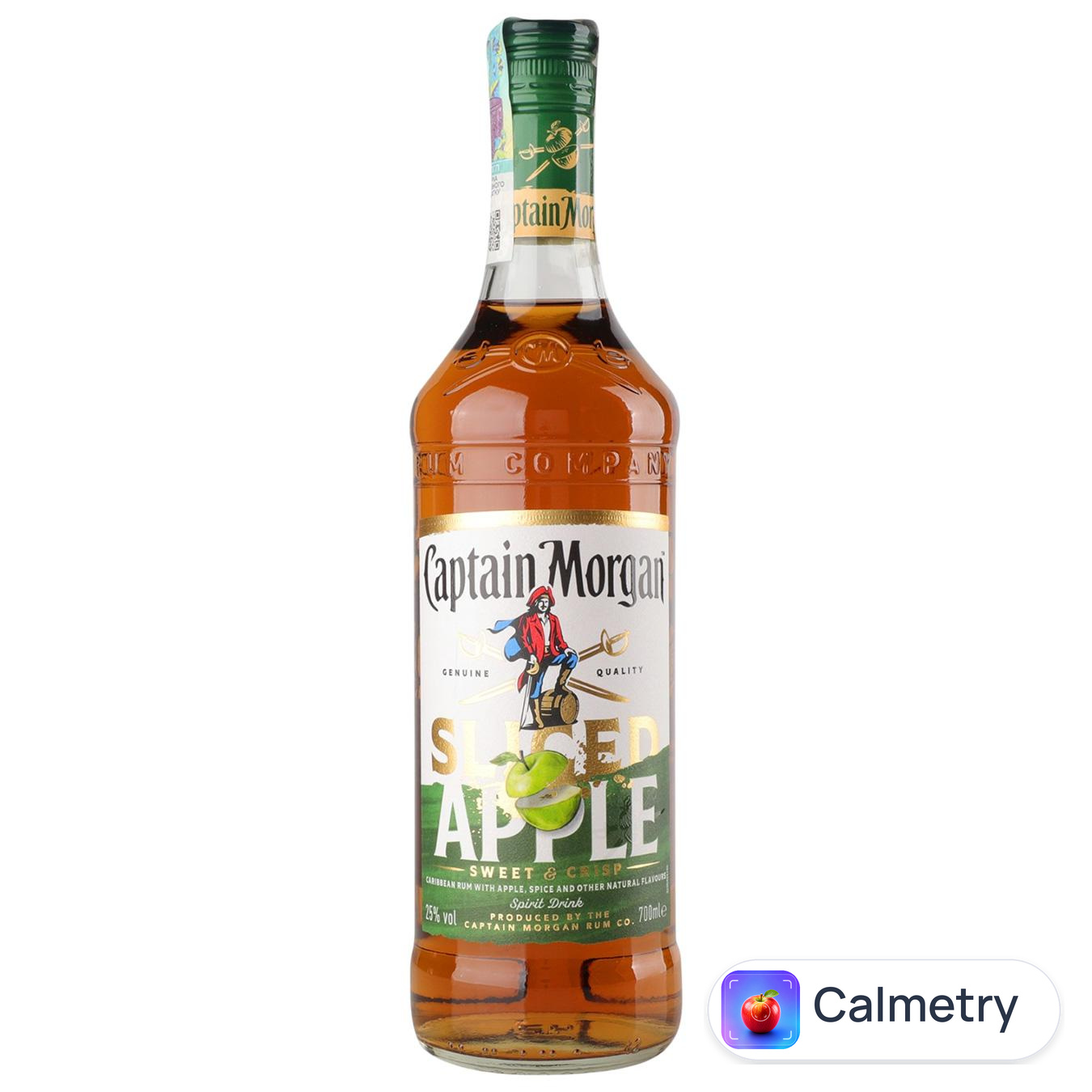 Ромовий напій Captain Morgan Sliced Apple 25% 0,7л — фото продукту