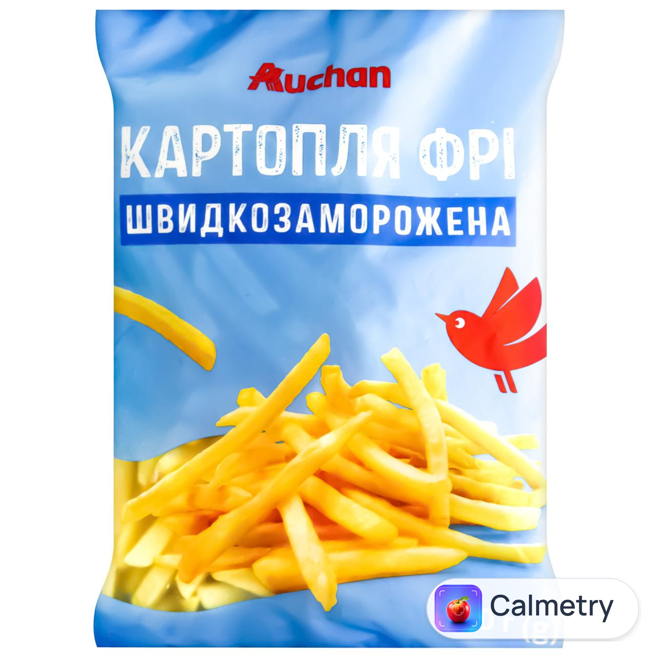Картопля фрі Auchan швидкозаморожена 700г