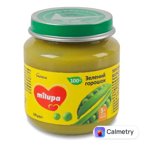 Пюре Milupa зелений горошок
