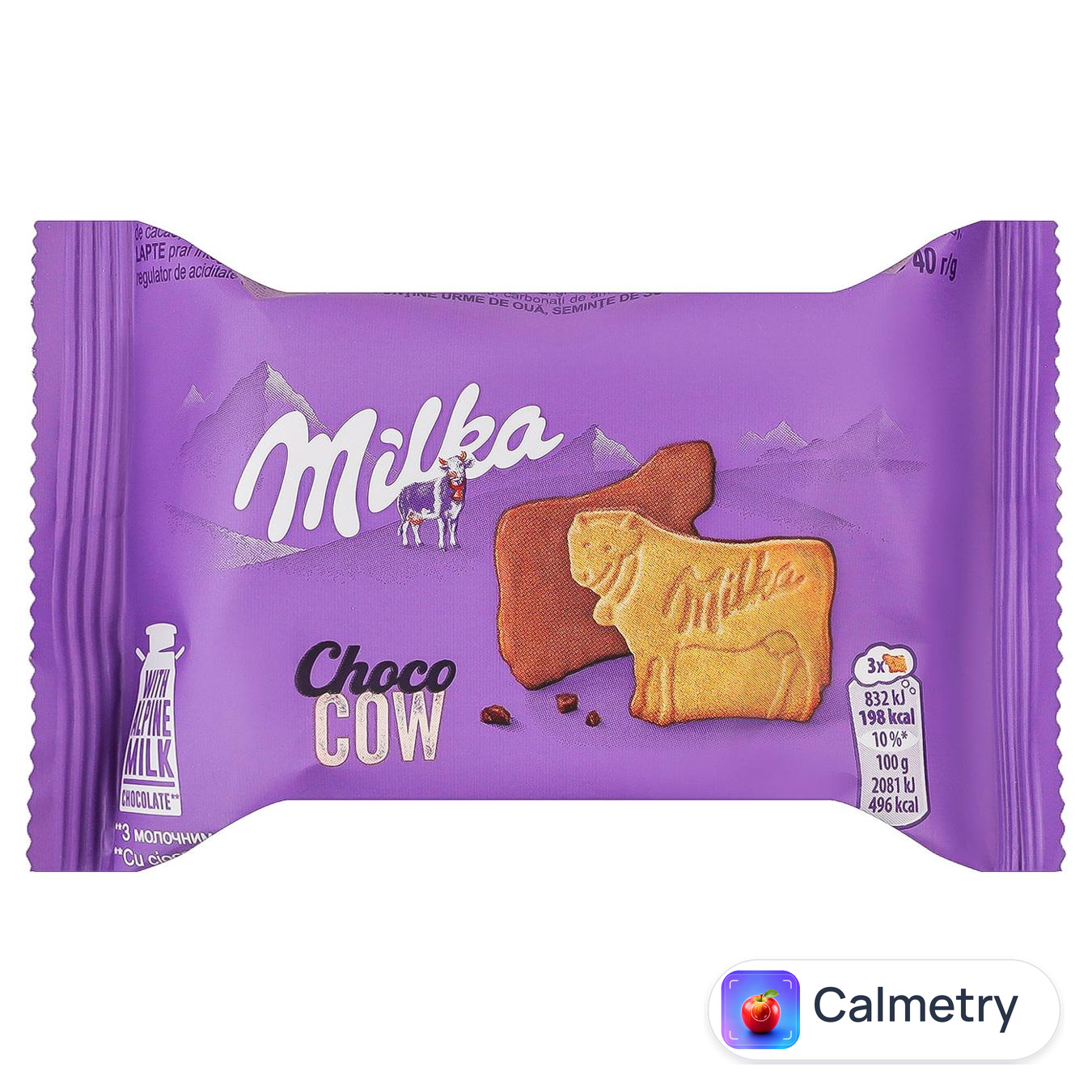Печиво Milka вкрите молочним шоколадом 40г — фото продукту