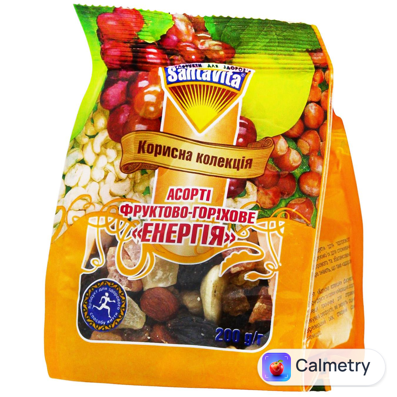 Суміш фруктово-горіхова Енергія SantaVita Корисна колекція 200 г (0.2 кг)