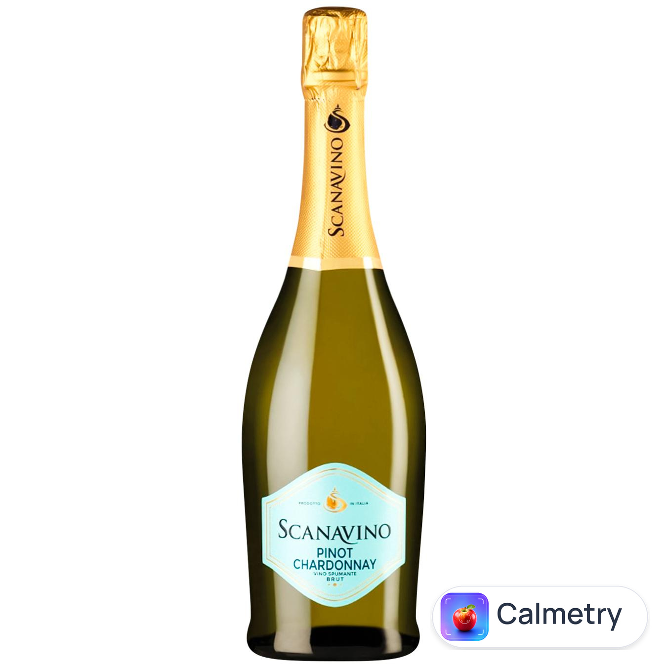 Вино ігристе Scanavino Pinot Chardonnay біле брют 11,5% 0,75л