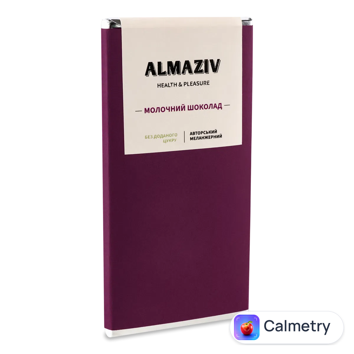 Шоколад молочний Лавка традицій Almaziv авторский без додавання цукру 80г