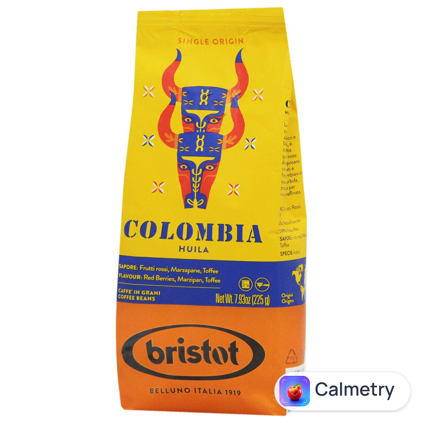 Кава в зернах Bristot Colombia 225г