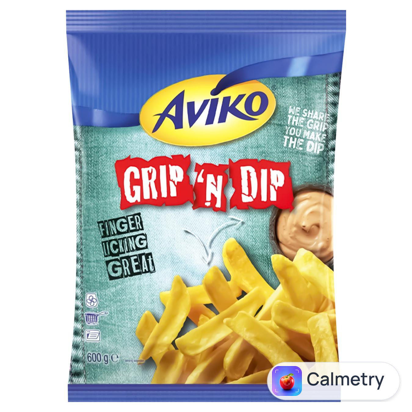 Діпи картопляні Aviko Grip 'n Dip заморожені 600г