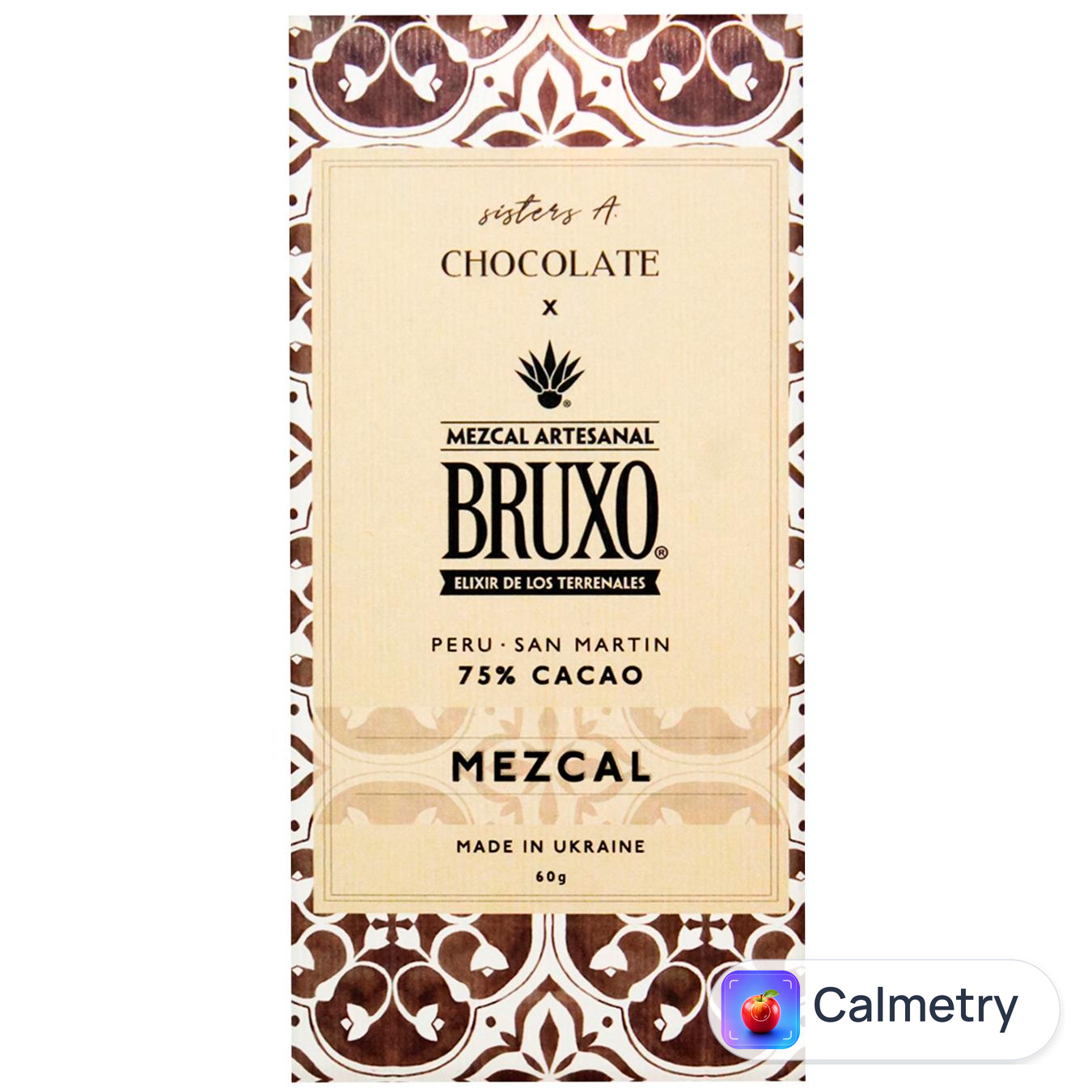 Шоколад чорний Sisters A. Chocolate Мескаль 75% 60г