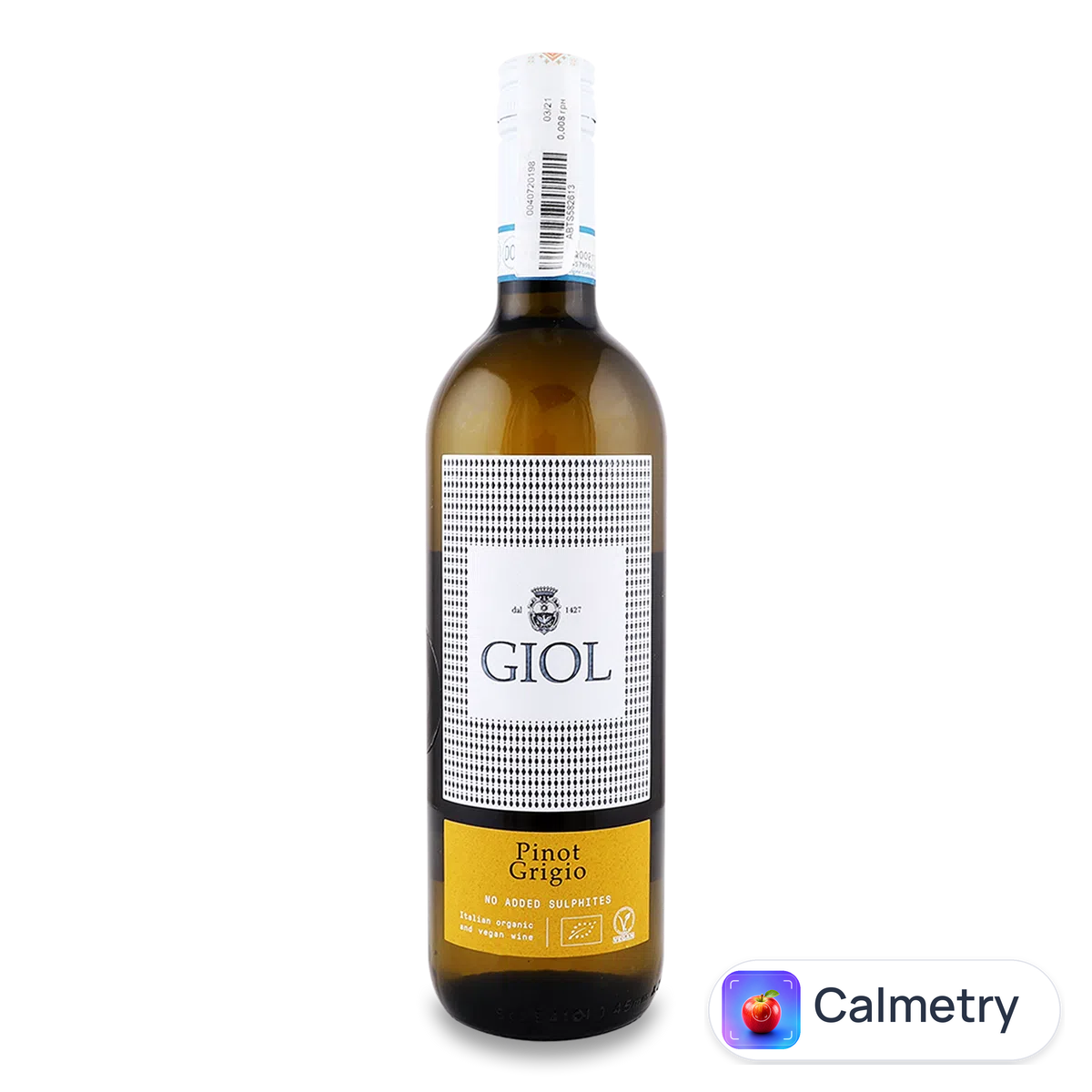 Вино Giol Pinot Grigio No Added Sulfites 0,75л