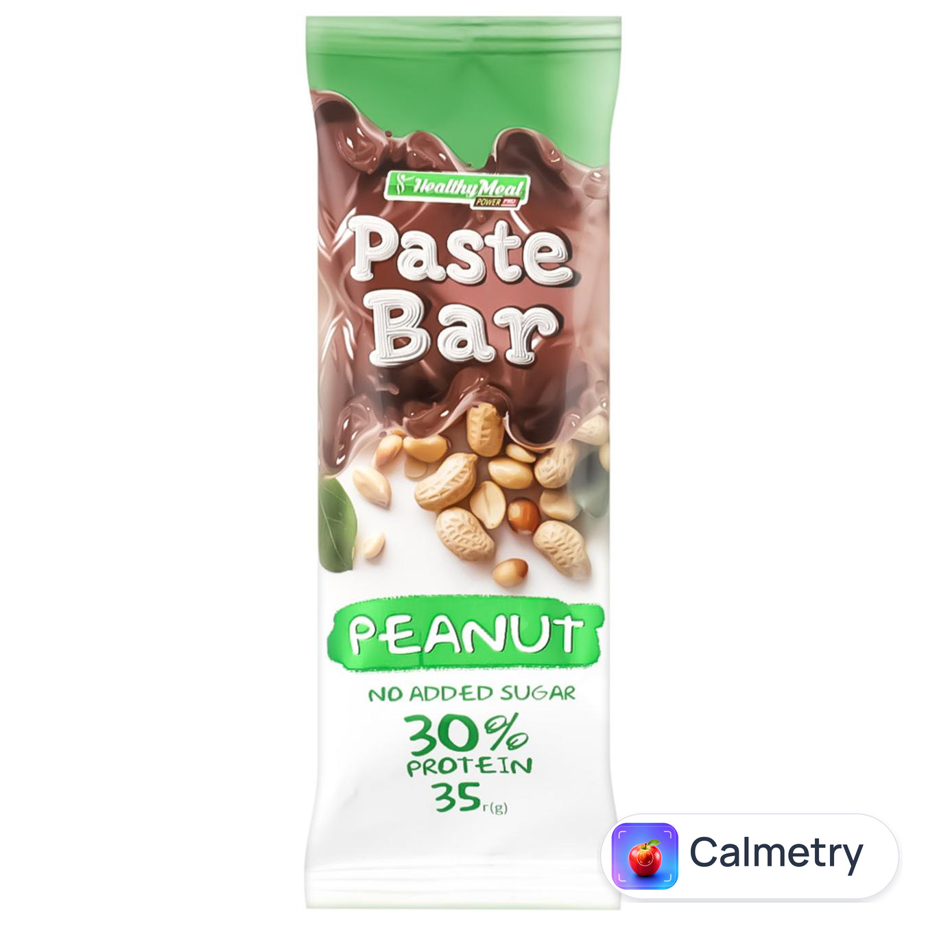 Батончик протеїновий Healthy Meal Power Pro глазурований з арахісовою пастою 35г