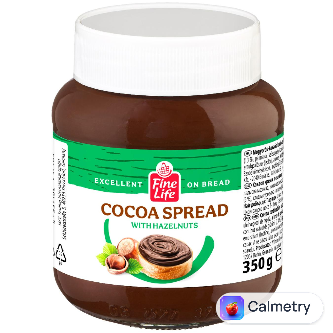 Паста Fine Life шоколадно-горіхова 350г