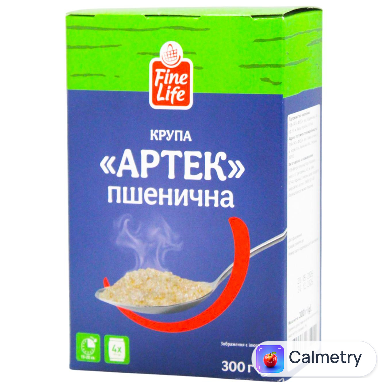 Крупа пшенична Fine Life Артек в пакетах 75г х 4шт