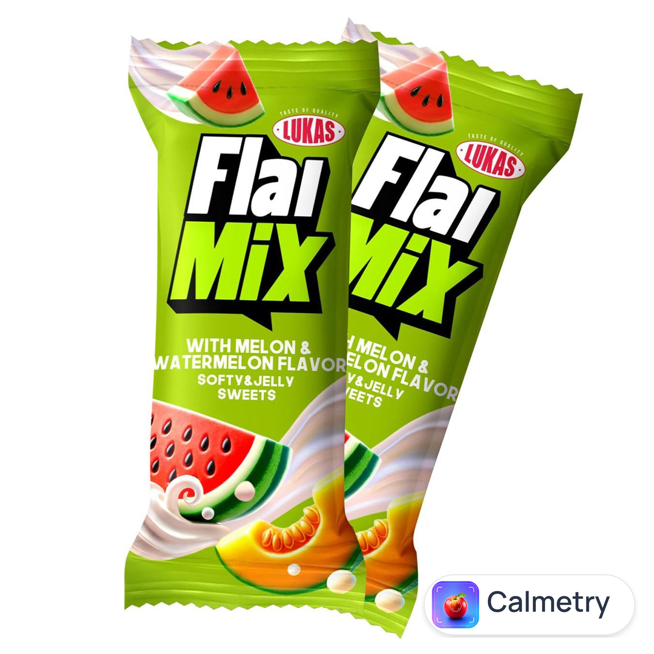 Цукерки Лукас FlaiMix желейні зі смаком диня-кавун