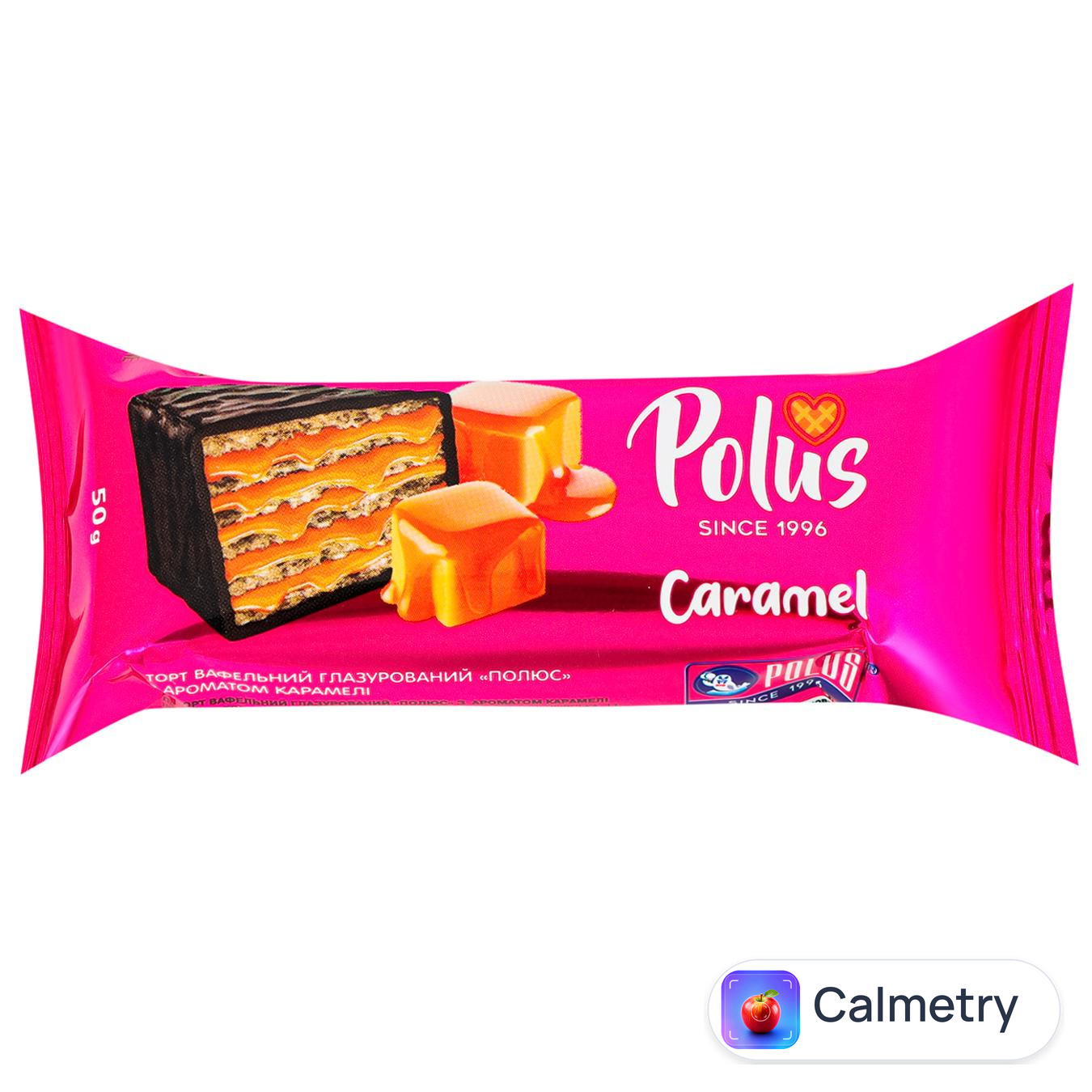 Вафлі Polus зі смаком карамелі 50г