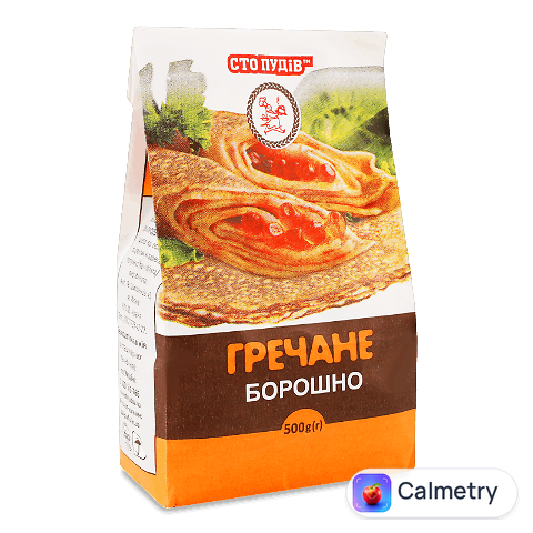 Борошно «Сто пудов» B1409 гречане, 500г