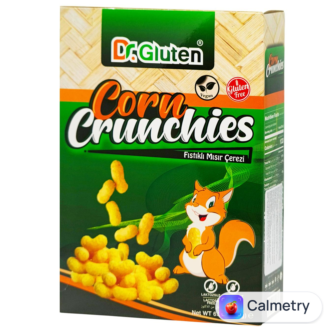 Снек Dr.Gluten кукурудзяний зі смаком арахісу без глютену 75г