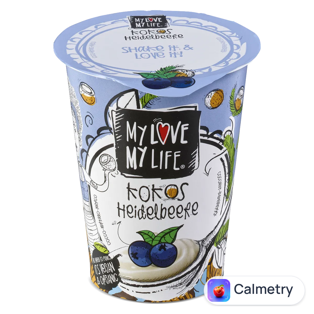 Десерт кокосовий My Love-My Life чорниця органічний 180г MyLove-MyLife