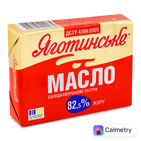 Масло солодковершкове «Яготинське» екстра 82,5%, 180г