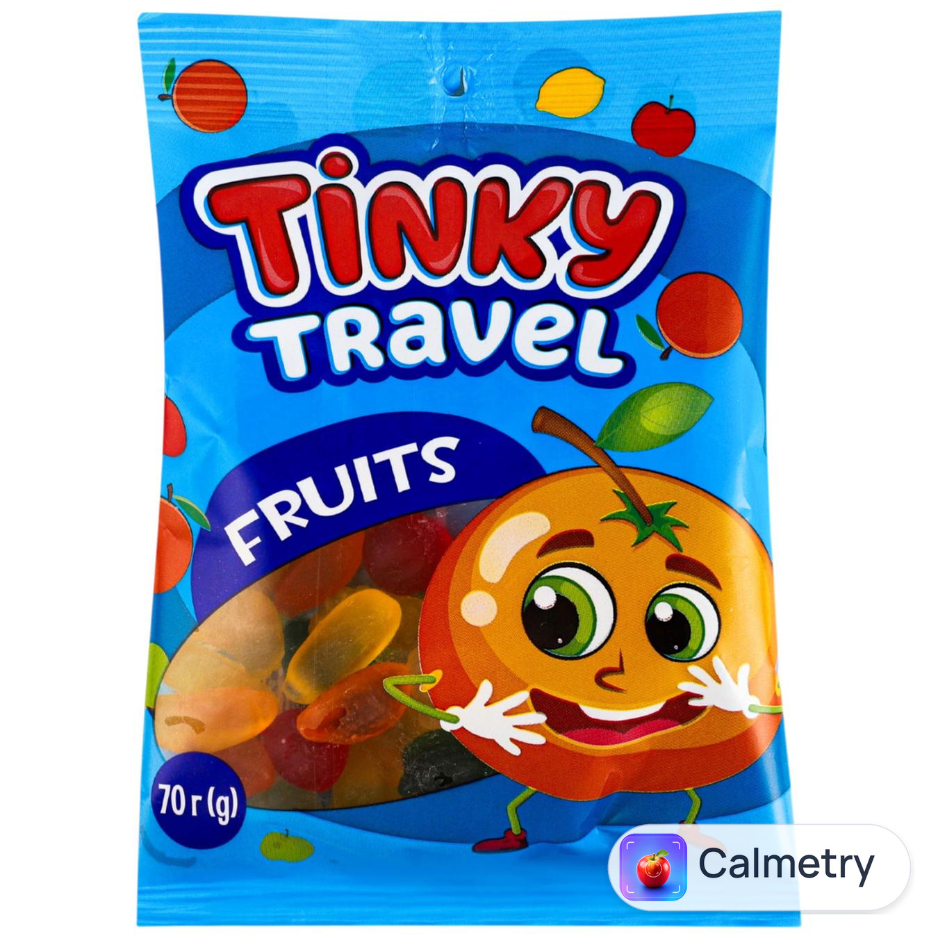 Цукерки Tinky Travel Fruits желейні 70г