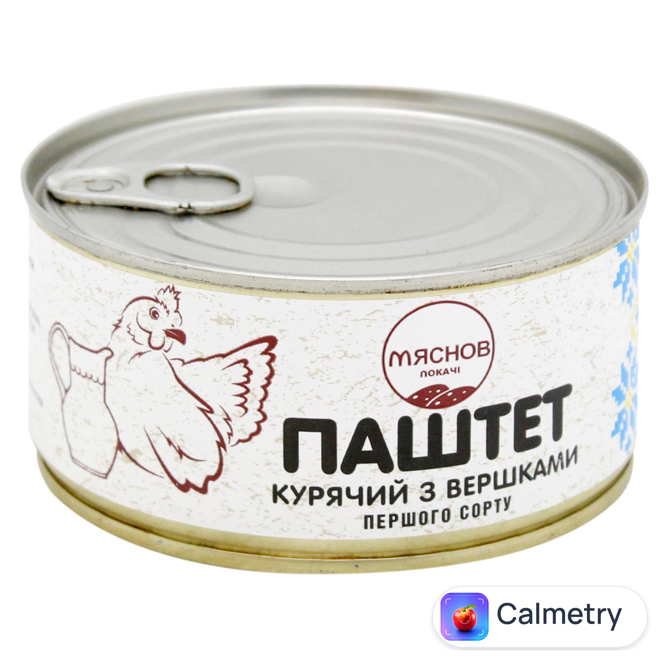 Паштет Мяснов Локачі курячий з вершками 340г ДСТУ — фото продукту